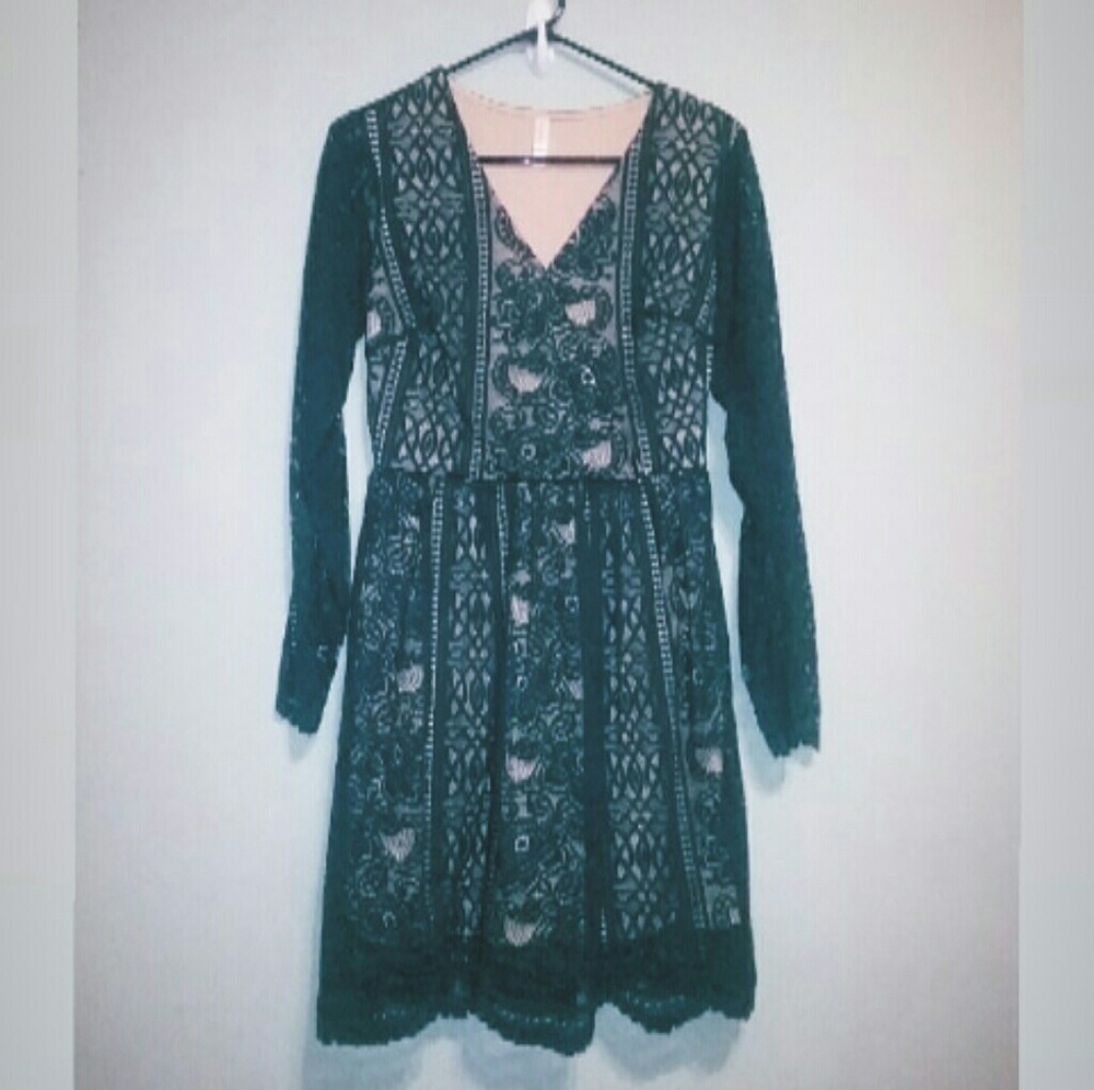 Green Lace Dress